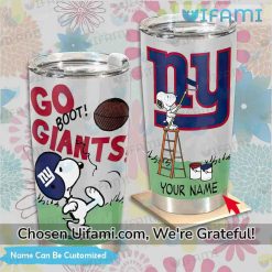 Personalized NY Giants Tumbler Surprising Snoopy Go Boot New York Giants Gift Exclusive