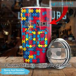 Personalized New Jersey Devils Stainless Steel Tumbler Autism NJ Devils Gift