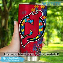 Personalized New Jersey Devils Stainless Steel Tumbler Autism NJ Devils Gift Latest Model