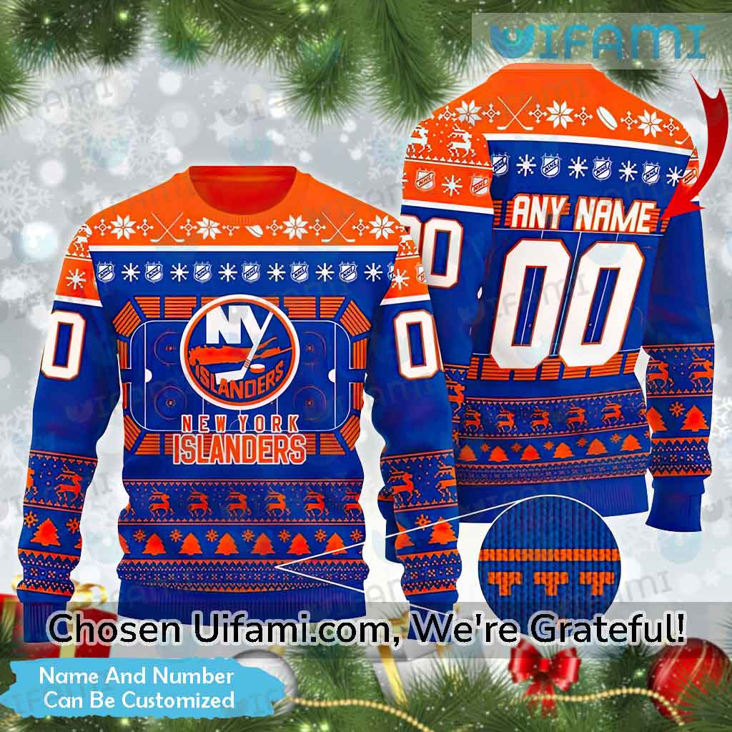 Personalized New York Islanders Ugly Christmas Sweater Unexpected Gift