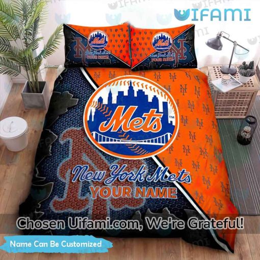 Personalized New York Mets Bed Sheets Surprise Mets Gift