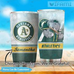 Personalized Oakland AS Tumbler Cup Exciting Oakland Athletics Gift Best selling