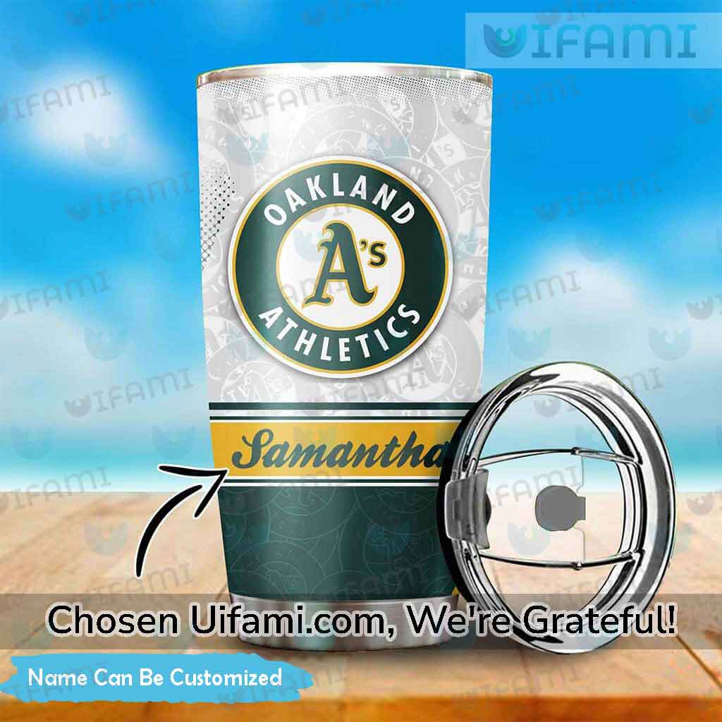 Personalized Oakland A'S Tumbler Cup Exciting Oakland Athletics Gift