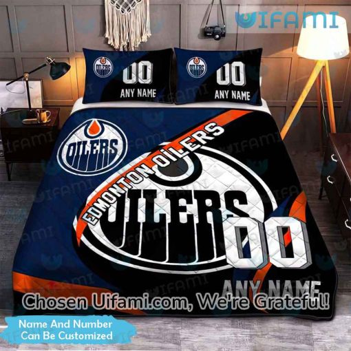 Personalized Oilers Bedding Set Spectacular Edmonton Oilers Gift