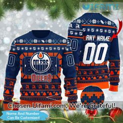 Personalized Oilers Christmas Sweater Beautiful Gift