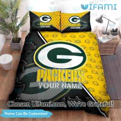 Personalized Packers Queen Bedding Superior Green Bay Packers Christmas Gift