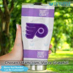 Personalized Philadelphia Flyers 30 Oz Tumbler Playful Fights Cancer Flyers Gift Latest Model