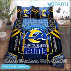 Personalized Rams Bedding Unforgettable Los Angeles Rams Gift