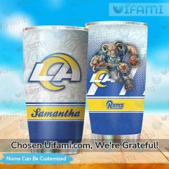 Personalized Rams Tumbler Cup Comfortable Mascot Los Angeles Rams Gifts