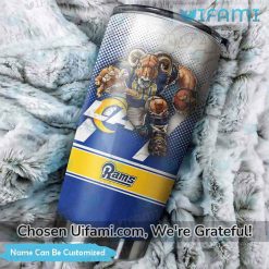 Personalized Rams Tumbler Cup Comfortable Mascot Los Angeles Rams Gifts Exclusive