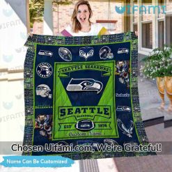 Personalized Seahawks Bedding Queen Exquisite Seattle Seahawks Gift Trendy