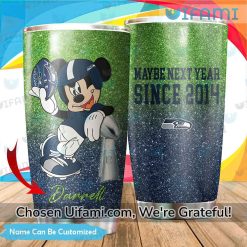 Personalized Seahawks Tumbler With Straw Maybe Next Year Mickey Gift