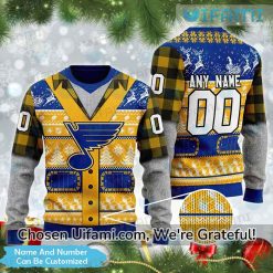 Personalized St Louis Blues Ugly Sweater Astonishing Gift