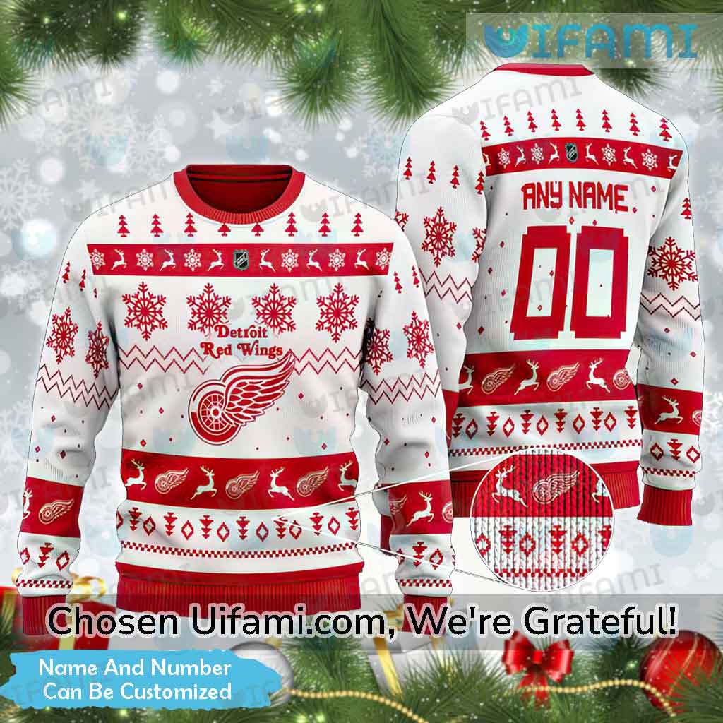 Detroit Red Wings Vintage NHL Ugly Christmas Sweater