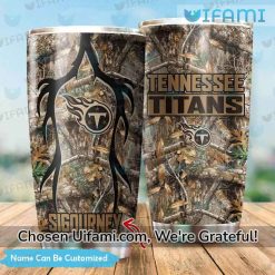 Personalized Tennessee Titans Tumbler Discount Hunting Camo Titans Gifts For Him