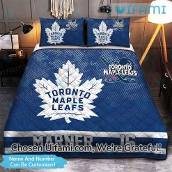 Personalized Toronto Maple Leafs Bedding Set Creative Gifts For Leafs Fans