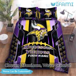 Personalized Vikings Bedding Set Wondrous Minnesota Vikings Gift
