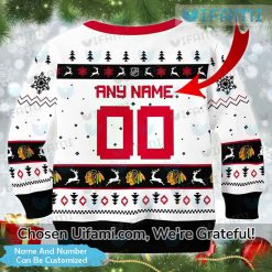 Personalized Vintage Blackhawks Sweater Inexpensive Gift Latest Model