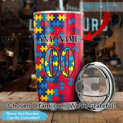 Personalized Washington Capitals Coffee Tumbler Tempting Autism Capitals Gift Exclusive