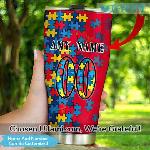 Personalized Washington Capitals Coffee Tumbler Tempting Autism Capitals Gift