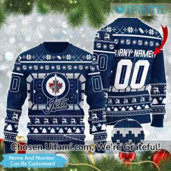 Personalized Winnipeg Jets Ugly Christmas Sweater Superb Gift