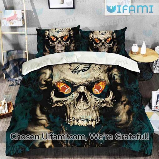 Philadelphia Eagles Bedding Full Rare Skull Eagles Fathers Day Gift