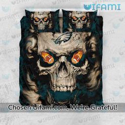 Philadelphia Eagles Bedding Full Rare Skull Eagles Fathers Day Gift Latest Model