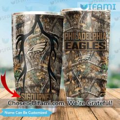 Philadelphia Eagles Coffee Tumbler Customized Hunting Camo Gift For Eagles Fans