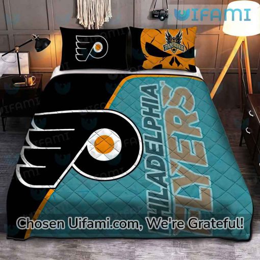 Philadelphia Flyers Sheet Set Last Minute Punisher Skull Flyers Gift Ideas