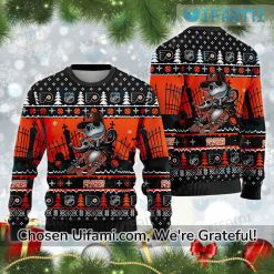 Philadelphia Flyers Ugly Christmas Sweater Jack Skellington Zero Gift