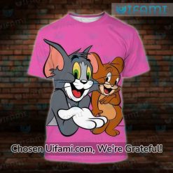 Pink Tom And Jerry Shirt 3D Spirited Gift