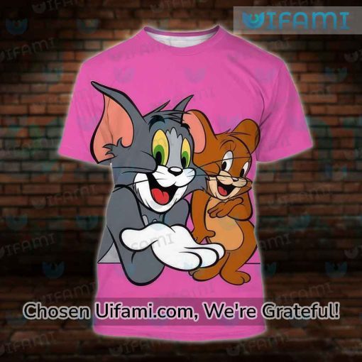 Pink Tom And Jerry Shirt 3D Spirited Gift
