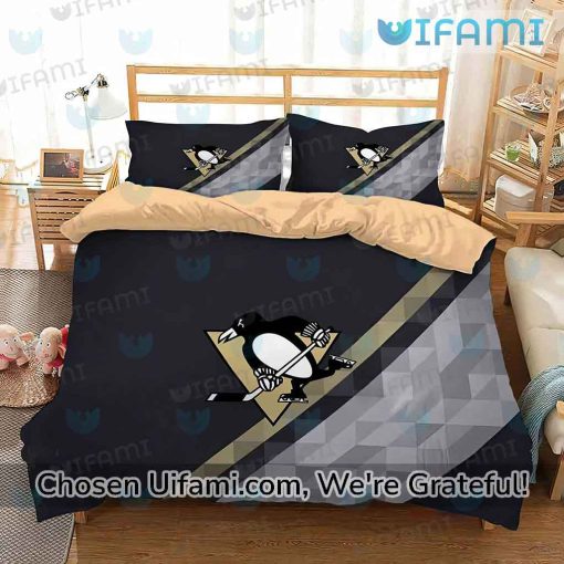 Pittsburgh Penguins Bedding Set Unique Gifts For Pittsburgh Penguins Fans