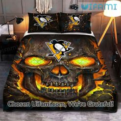 Pittsburgh Penguins Twin Bedding Perfect Lava Skull Penguins Gift
