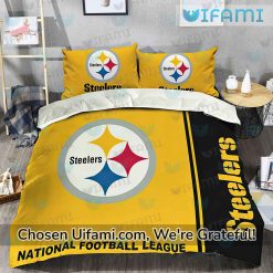 Pittsburgh Steelers Queen Size Bedding Set Bountiful Steelers Gift For Her