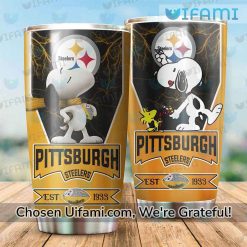 Pittsburgh Steelers Tumbler Surprising Snoopy Woodstock Gift For Steelers Fans
