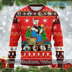 Popeye Ugly Christmas Sweater Best Popeye Gift