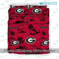 Queen Size Georgia Bulldog Bedding Playful Gifts For UGA Fans