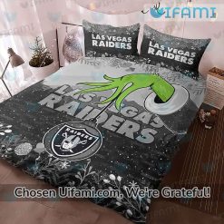 Raiders Queen Bed Set Spectacular Grinch Christmas Las Vegas Raiders Gift Exclusive