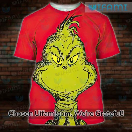 Red Grinch Shirt 3D Latest Grinch Gift