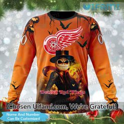 Red Wings Xmas Sweater Personalized Irresistible Jack Skellington Halloween Gift