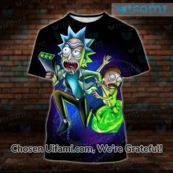 Rick And Morty Black Shirt 3D Excellent Gift