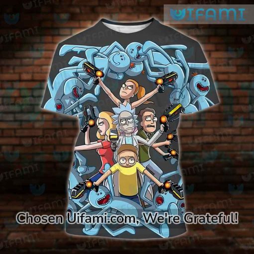 Rick And Morty Tee Shirt 3D Exciting Gift