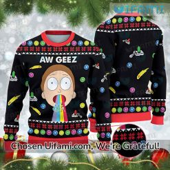 Rick And Morty Ugly Sweater Awesome Gift