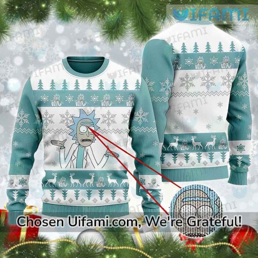 Rick And Morty Xmas Sweater Playful Gift