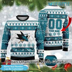 SJ Sharks Hockey Sweater Custom Best-selling Gift