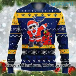 STL Blues Sweater Spectacular Santa Claus Gift
