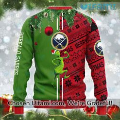 Sabres Ugly Sweater Exciting Grinch Max Buffalo Sabres Gifts Exclusive