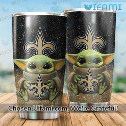Saints Wine Tumbler Amazing Baby Yoda New Orleans Saints Gift Best selling