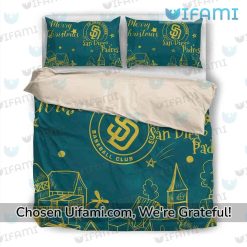 San Diego Padres Bedding Set Playful Padres Gift Exclusive